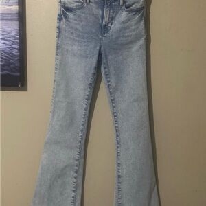 Frame Denim Light Blue Flare Jeans